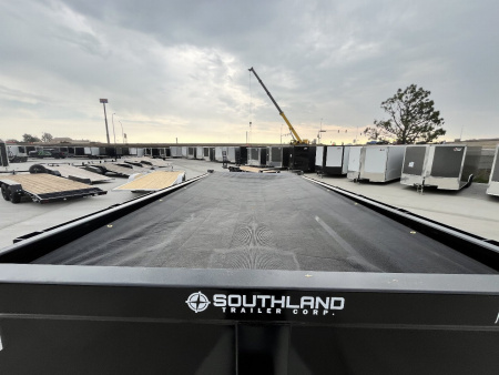 New RARE HUGE DISCOUNT NEW 2026 Southland 14ft Low Profile HIGH SIDE Dump Trailer 2-7000 lb axles = 14K with Ramps and TARP