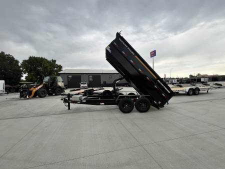 New RARE HUGE DISCOUNT NEW 2026 Southland 14ft Low Profile HIGH SIDE Dump Trailer 2-7000 lb axles = 14K with Ramps and TARP