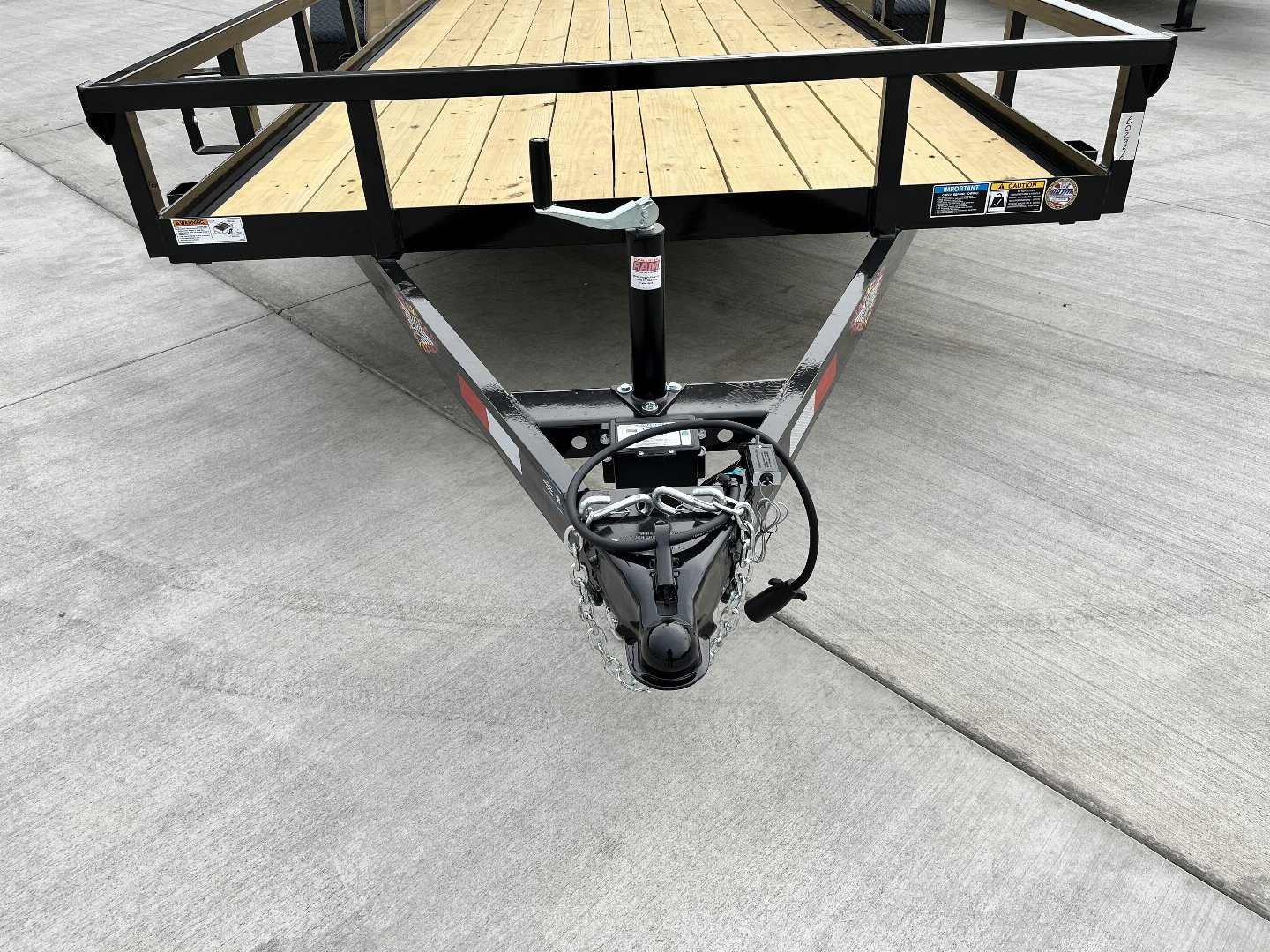 New NEW 2025 H&H 82"x18' Flatbed 2-3500lb axles = 7K Railside Utility
