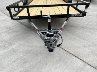 New NEW 2025 H&H 82"x18' Flatbed 2-3500lb axles = 7K Railside Utility