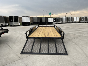 New NEW 2025 H&H 82"x18' Flatbed 2-3500lb axles = 7K Railside Utility