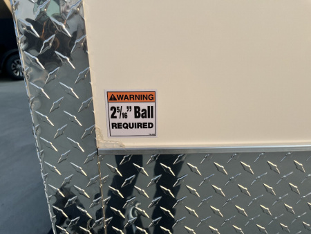 New 2026 Aero 7x16+2V 87” TALL, WHITE Interior, QUALITY, rear 83.5” Door Opening Enclosed Cargo Trailer