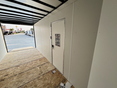 New 2026 Aero 7x16+2V 87” TALL, WHITE Interior, QUALITY, rear 83.5” Door Opening Enclosed Cargo Trailer