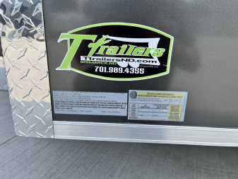 New 2026 AERO 8.5x16 +2’V 7’ TALL, WHITE Interior, 10K QUALITY Enclosed Rear Ramp Car Hauler Cargo Trailer