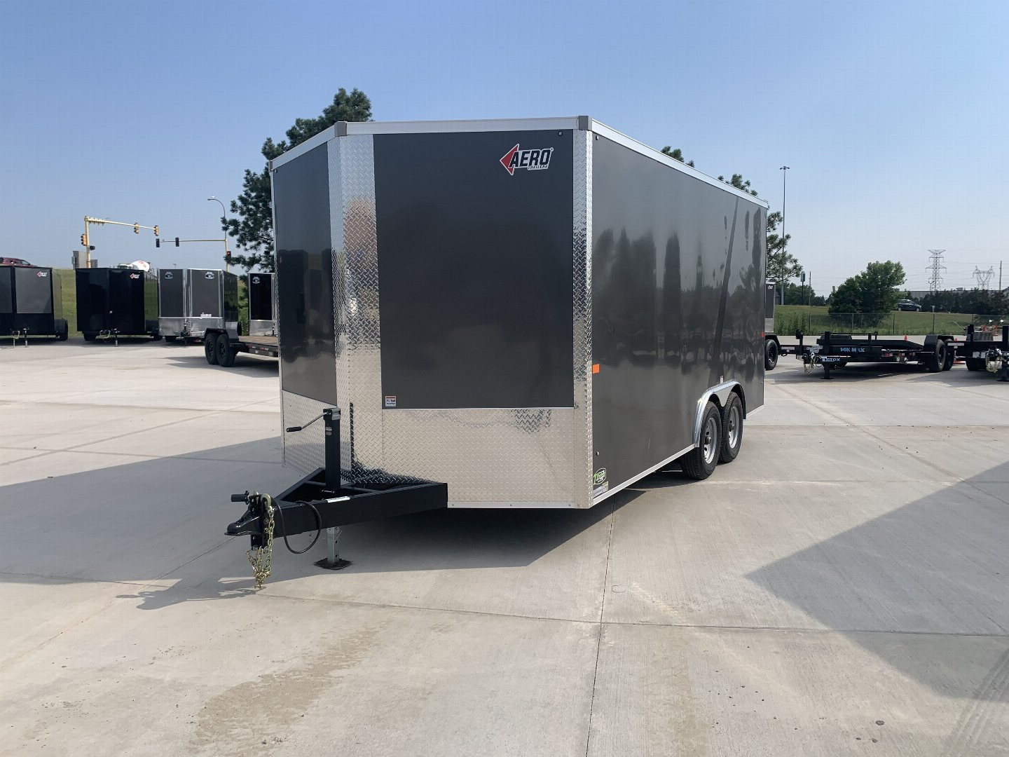 New 2026 AERO 8.5x16 +2’V TALL 7’ 10K QUALITY Enclosed Rear Ramp Car Hauler Cargo Trailer