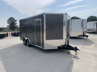 New 2026 AERO 8.5x16 +2’V TALL 7’ 10K QUALITY Enclosed Rear Ramp Car Hauler Cargo Trailer