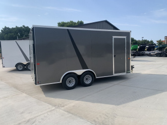 New 2026 AERO 8.5x16 +2’V TALL 7’ 10K QUALITY Enclosed Rear Ramp Car Hauler Cargo Trailer