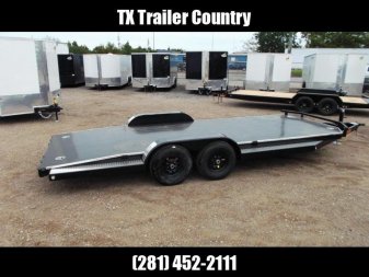 New 2023 MAXXD 83X20 10K N6X Steel Deck Car Hauler / Racing Trailer / 5200# Axles / Powder Coated / All Tubing Frame / LEDs / Steel Deck
