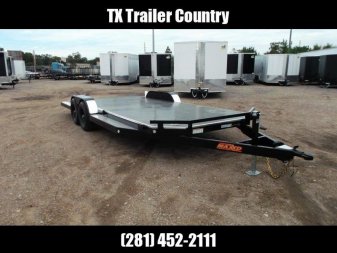 New 2023 MAXXD 83X20 10K N6X Steel Deck Car Hauler / Racing Trailer / 5200# Axles / Powder Coated / All Tubing Frame / LEDs / Steel Deck