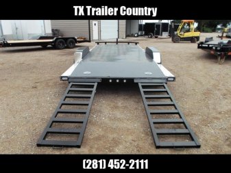 New 2023 MAXXD 83X20 10K N6X Steel Deck Car Hauler / Racing Trailer / 5200# Axles / Powder Coated / All Tubing Frame / LEDs / Steel Deck