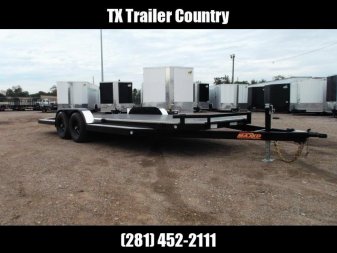 New 2023 MAXXD 83X20 10K N6X Steel Deck Car Hauler / Racing Trailer / 5200# Axles / Powder Coated / All Tubing Frame / LEDs / Steel Deck