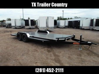 New 2023 MAXXD 83X20 10K N6X Steel Deck Car Hauler / Racing Trailer / 5200# Axles / Powder Coated / All Tubing Frame / LEDs / Steel Deck