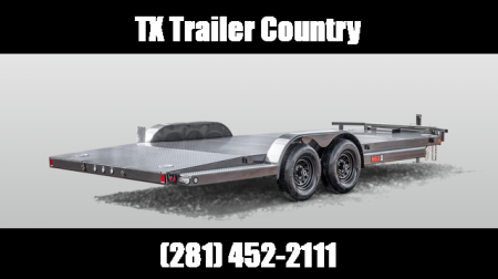 New 2023 MAXXD 83X20 10K N6X Steel Deck Car Hauler / Racing Trailer / 5200# Axles / Powder Coated / All Tubing Frame / LEDs / Steel Deck
