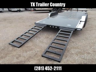 New 2023 MAXXD 83X20 10K N6X Steel Deck Car Hauler / Racing Trailer / 5200# Axles / Powder Coated / All Tubing Frame / LEDs / Steel Deck