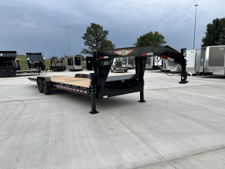 New 2025 H&H Trailers 30 gsneck 14K pwr tilt Gooseneck Bodies