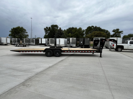 New 2025 H&H Trailers 30 gsneck 14K pwr tilt Gooseneck Bodies