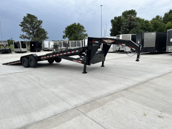 New 2025 H&H Gooseneck SPEEDLOADER 30' POWER TILT 14K, , hydraulic Jack, fob Remote, winch plate, solar charger Removable Fenders