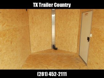 New WOW SPECIAL - 2023 Alcom EZ Hauler 7x12 Cargo Trailer / Enclosed Trailer / ALL Aluminum Construction / 6'6" Interior / Ramp / .030 Silver FULLY Screwless Exterior