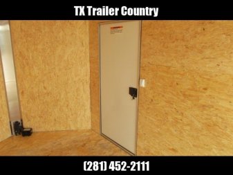 New WOW SPECIAL - 2023 Alcom EZ Hauler 7x12 Cargo Trailer / Enclosed Trailer / ALL Aluminum Construction / 6'6" Interior / Ramp / .030 Silver FULLY Screwless Exterior