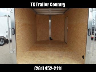 New WOW SPECIAL - 2023 Alcom EZ Hauler 7x12 Cargo Trailer / Enclosed Trailer / ALL Aluminum Construction / 6'6" Interior / Ramp / .030 Silver FULLY Screwless Exterior