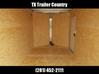 New WOW SPECIAL - 2023 Alcom EZ Hauler 7x12 Cargo Trailer / Enclosed Trailer / ALL Aluminum Construction / 6'6" Interior / Ramp / .030 Silver FULLY Screwless Exterior