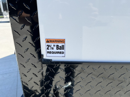 New NEW 2026 AERO 7x16 +2 V BLACKOUT Edition, WHITE Interior, QUALITY, ALLOY Wheels, Enclosed Rear Ramp Cargo Trailer