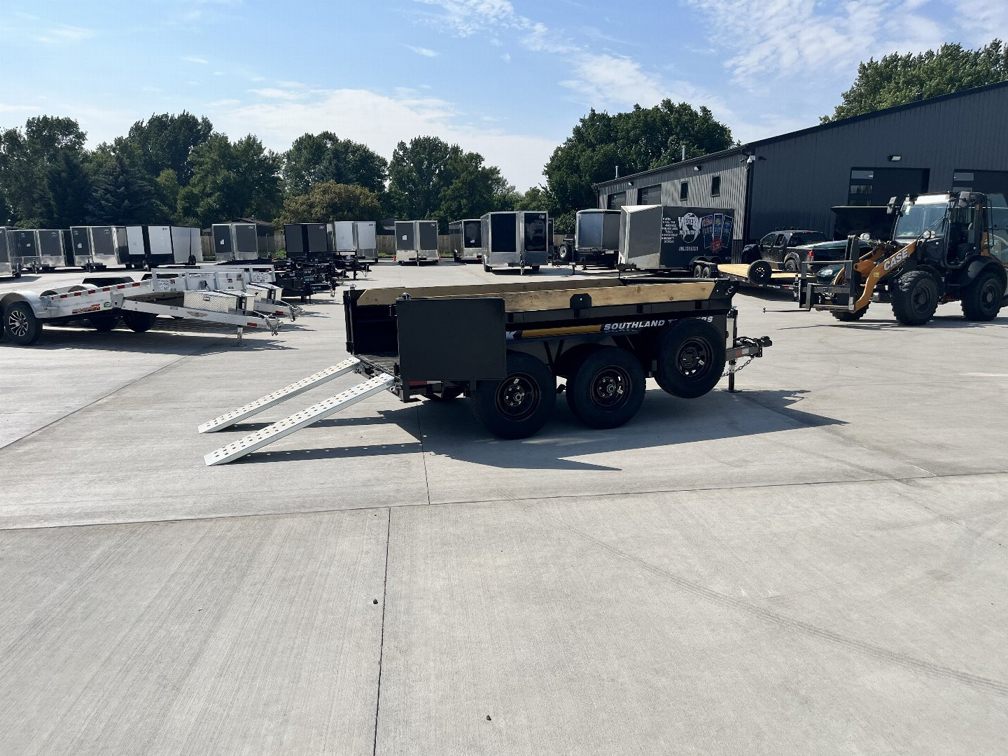 New NEW 2026 Southland 62”x10’ Low Profile Dump Trailer 2-5200 lb axles=10K