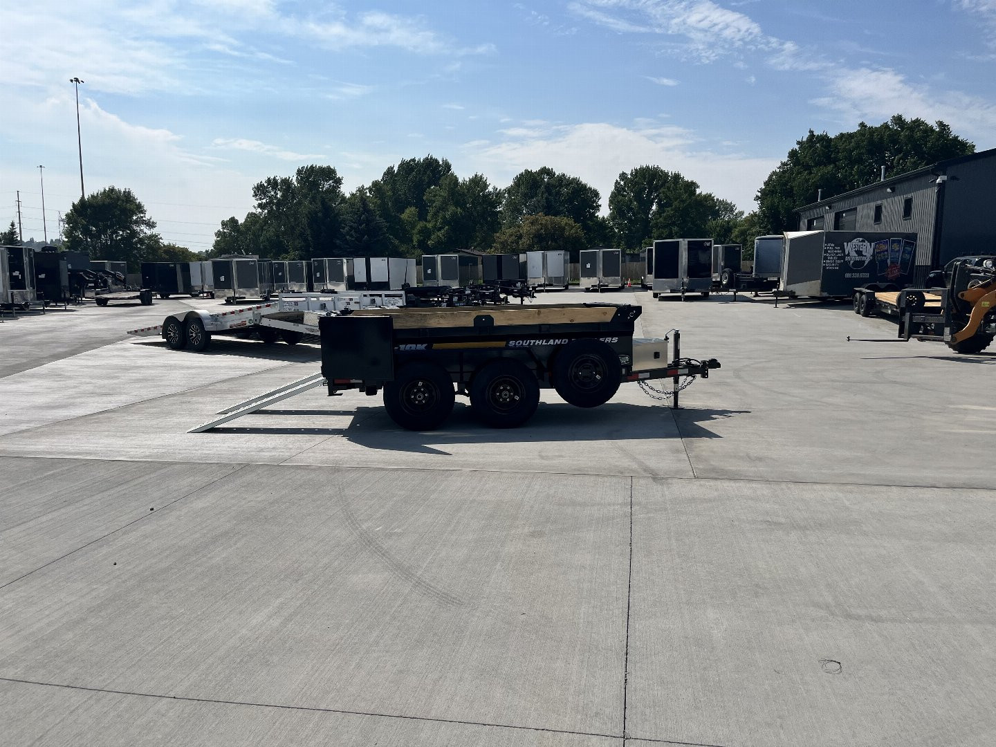 New NEW 2026 Southland 62”x10’ Low Profile Dump Trailer 2-5200 lb axles=10K