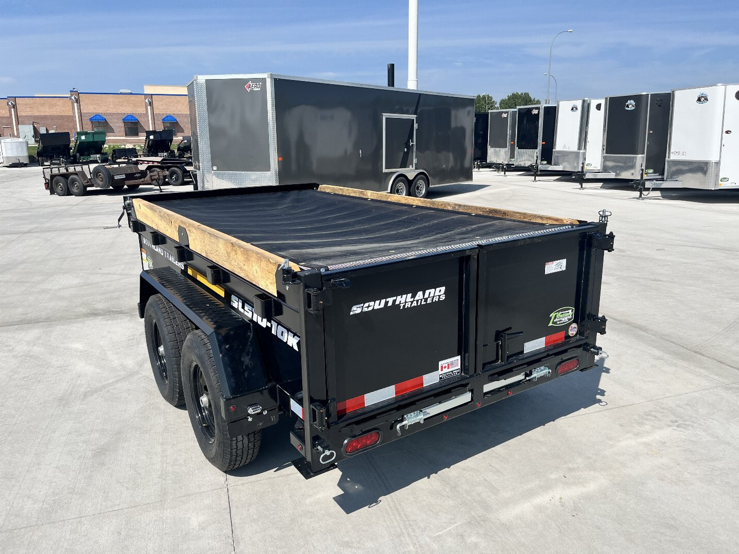 New NEW 2026 Southland 62”x10’ Low Profile Dump Trailer 2-5200 lb axles=10K