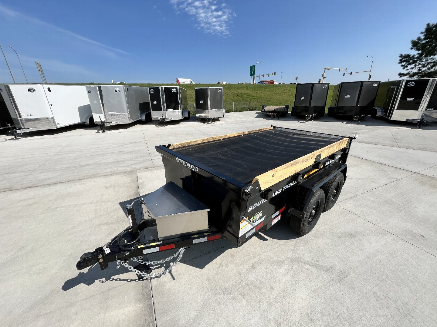 New NEW 2026 Southland 62”x10’ Low Profile Dump Trailer 2-5200 lb axles=10K