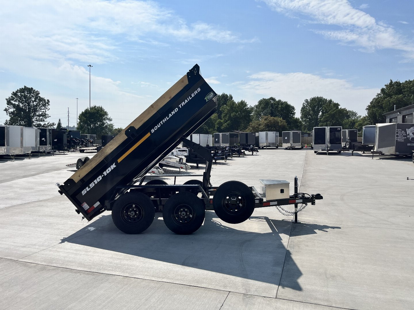 New NEW 2026 Southland 62”x10’ Low Profile Dump Trailer 2-5200 lb axles=10K