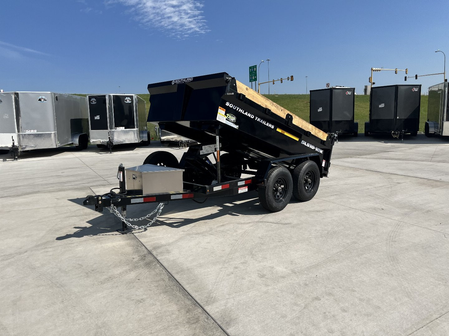 New NEW 2026 Southland 62”x10’ Low Profile Dump Trailer 2-5200 lb axles=10K