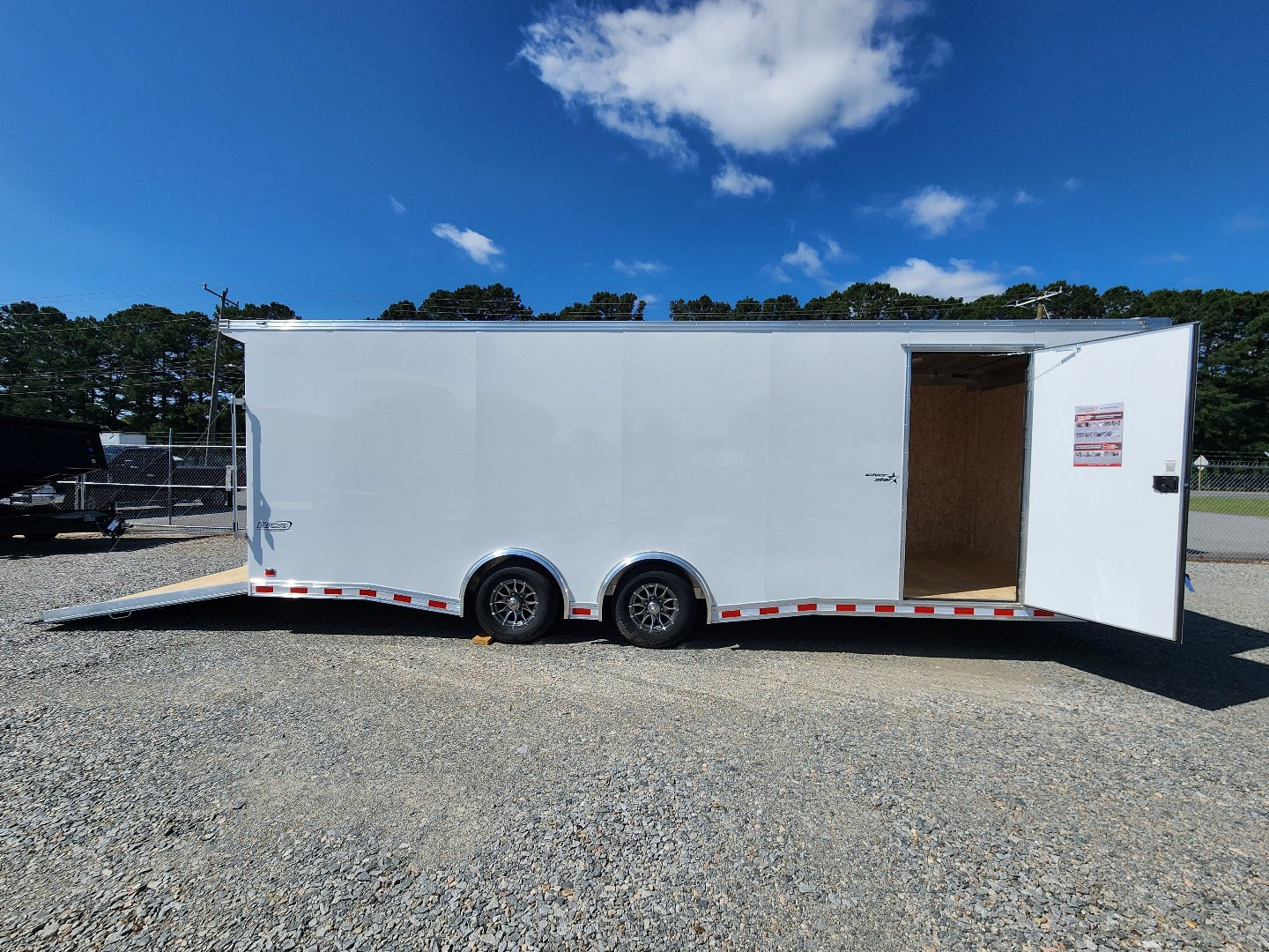 New 2025 BRAVO TRAILERS Aluminum Silver Star 8.5X24 10K Car / Racing Trailer