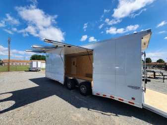 New 2025 BRAVO TRAILERS Aluminum Silver Star 8.5X24 10K Car / Racing Trailer