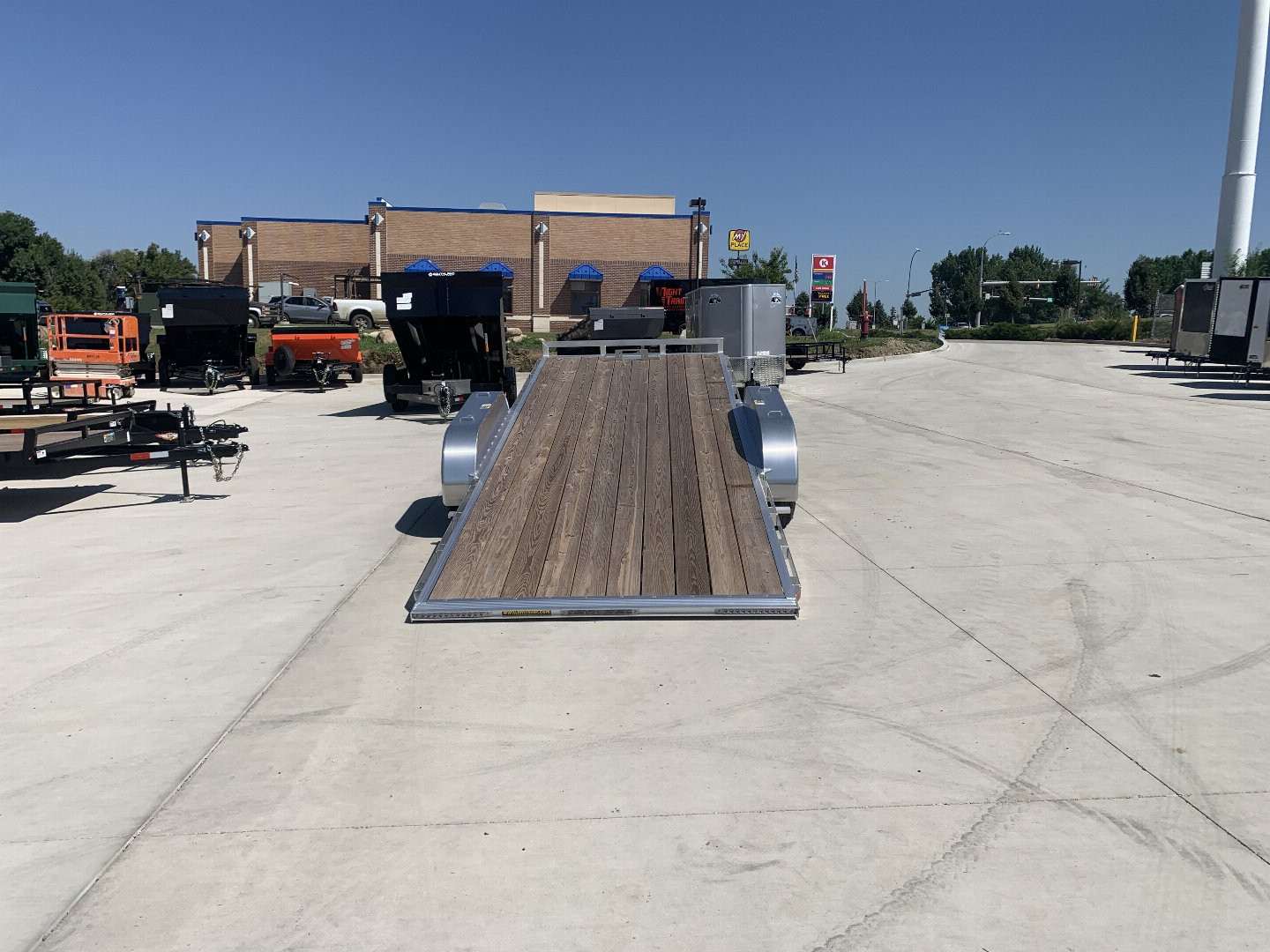 New NEW 2025 H&H Speedloader LOW Pro ALUMINUM 20’ POWER TILTbed flatbed Trailer 2-7000 DROP lb axles =14K