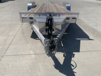 New NEW 2025 H&H Speedloader LOW Pro ALUMINUM 20’ POWER TILTbed flatbed Trailer 2-7000 DROP lb axles =14K