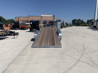 New NEW 2025 H&H Speedloader LOW Pro ALUMINUM 20’ POWER TILTbed flatbed Trailer 2-7000 DROP lb axles =14K