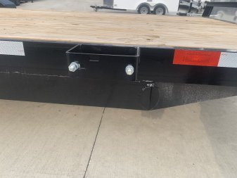 New NEW 2024 H&H 20’ flatbed Drive Over Fender Trailer 2-5200 lb axles=10K, dovetail, Rear Slide In Ramps