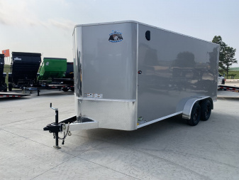 New LOWEST PRICES New 2026 Bighorn R&M 7x16 +2’V Rear Ramp Enclosed Cargo Trailer