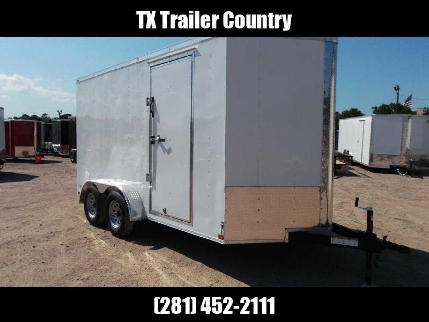 New WOW SPECIAL - 2023 TTC 7x16 Tandem Axle Cargo / Enclosed