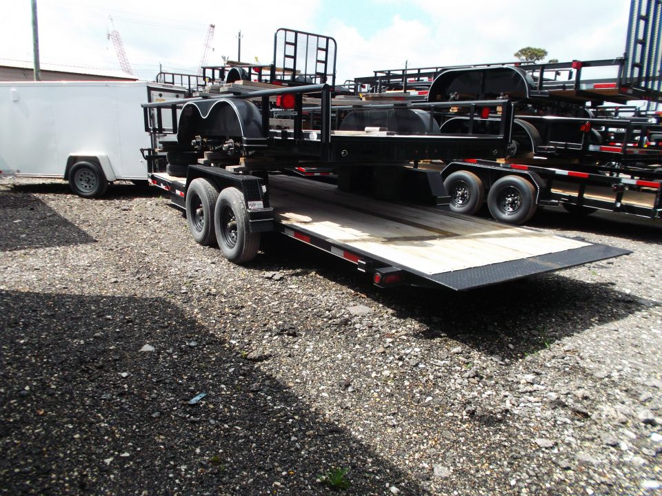 New Liquidation Sale - Bellwether Trailers Premier 83X22 14K Heavy Duty Tilt Car Hauler / Equipment Trailer / Knife Edge Rear / 7000# Axles / Treated Wood Deck / LEDs