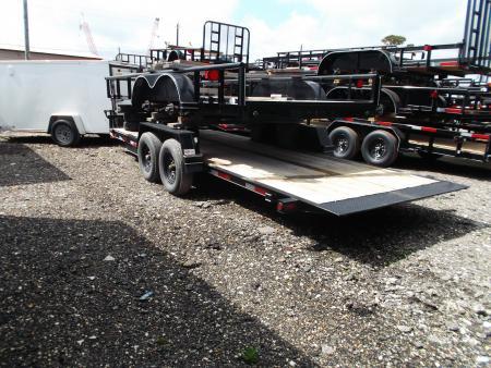 New Liquidation Sale - Bellwether Trailers Premier 83X22 14K Heavy Duty Tilt Car Hauler / Equipment Trailer / Knife Edge Rear / 7000# Axles / Treated Wood Deck / LEDs