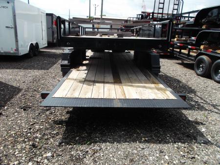 New Liquidation Sale - Bellwether Trailers Premier 83X22 14K Heavy Duty Tilt Car Hauler / Equipment Trailer / Knife Edge Rear / 7000# Axles / Treated Wood Deck / LEDs