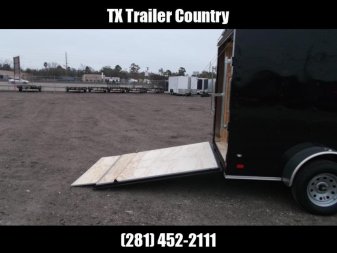 Used 2024 Covered Wagon Trailers 6x10 Motorcycle Trailer / Cargo Trailer / Ramp / D-rings