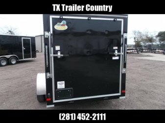 Used 2024 Covered Wagon Trailers 6x10 Motorcycle Trailer / Cargo Trailer / Ramp / D-rings