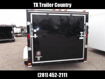 New 2024 Covered Wagon Trailers 7x12 Motorcycle Trailer / Cargo Trailer / Ramp / (8) D-rings