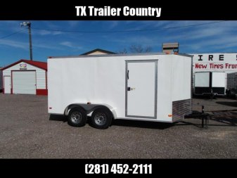 New 2024 Covered Wagon Trailers 7x14 Cargo Trailer / Enclosed Trailer / Motorcycle Trailer / Ramp / (8) D-rings