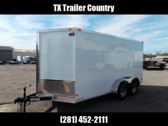 New 2024 Covered Wagon Trailers 7x14 Cargo Trailer / Enclosed Trailer / Motorcycle Trailer / Ramp / (8) D-rings
