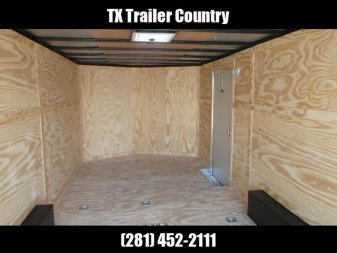 Used 2024 Covered Wagon Trailers 8.5x20 Cargo / Enclosed Trailer / Car Hauler / Motorcycle Trailer / 5200# Axles / (16) D-Rings / Ramp