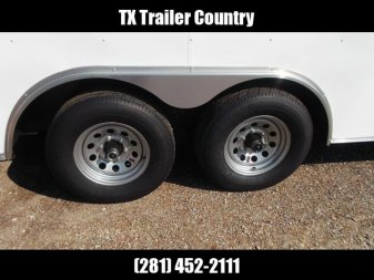Used 2024 Covered Wagon Trailers 8.5x20 Cargo / Enclosed Trailer / Car Hauler / Motorcycle Trailer / 5200# Axles / (16) D-Rings / Ramp